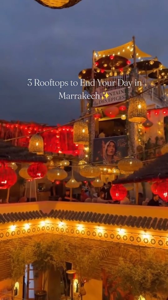 Marrakech Rooftop Spots For Sunset Dining
