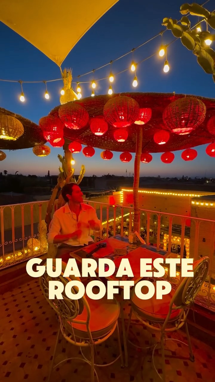 Marrakech Medina Rooftops Offer Enchanting Views