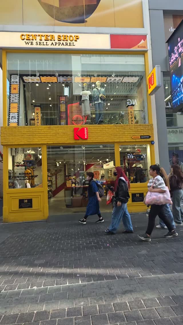 Kodak Store Offers Unique Merchandise In Myeong-dong