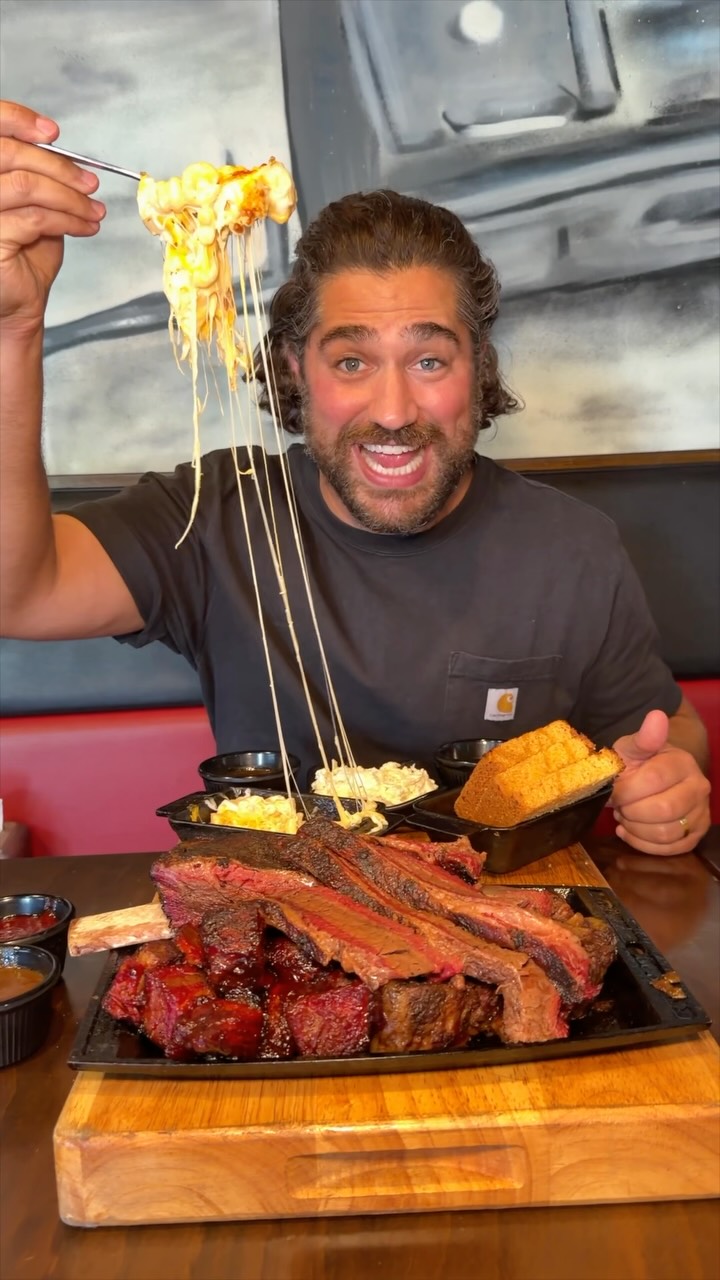 Halal Barbecue Restaurant Features Meats and Sides