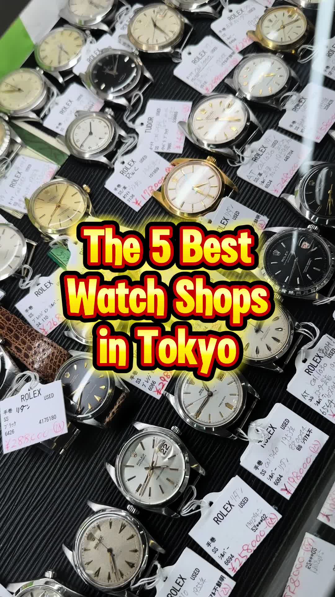 Tokyo's Top Vintage Watch Shops
