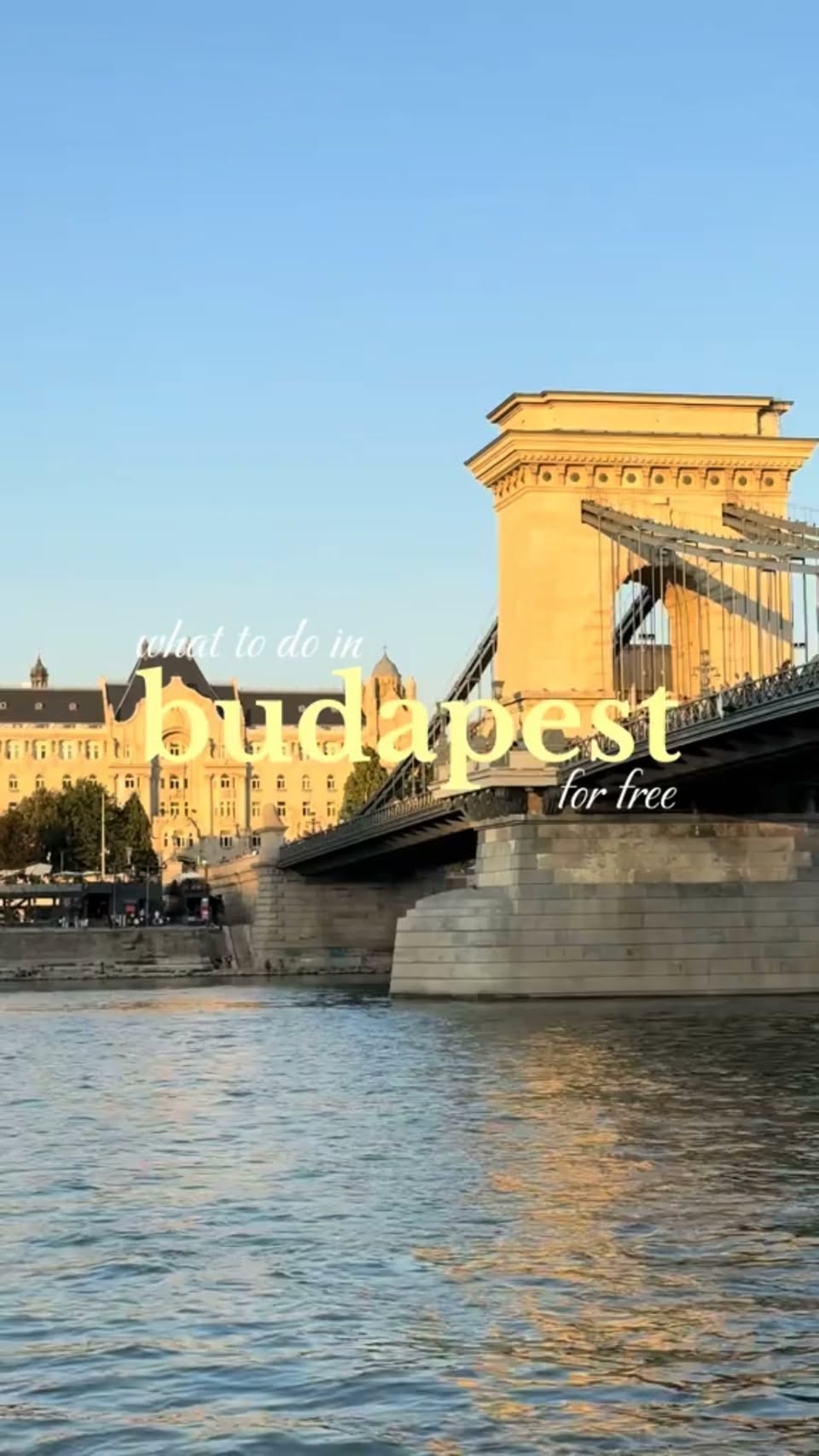 Budapest's Best Free Attractions and Landmarks