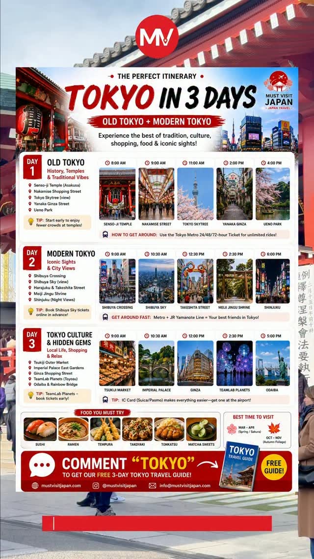 Tokyo's Blend of Traditional and Modern Attractions