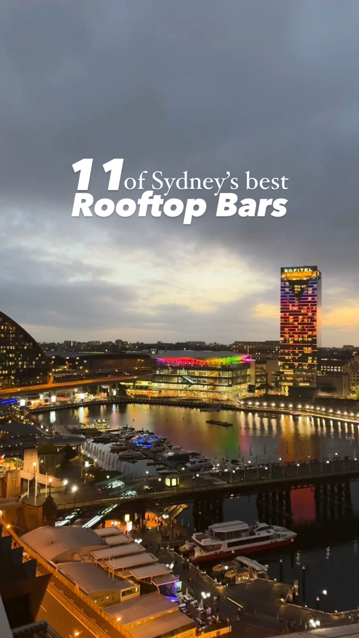 Sydney's Best Rooftop Bars Offer Stunning Views