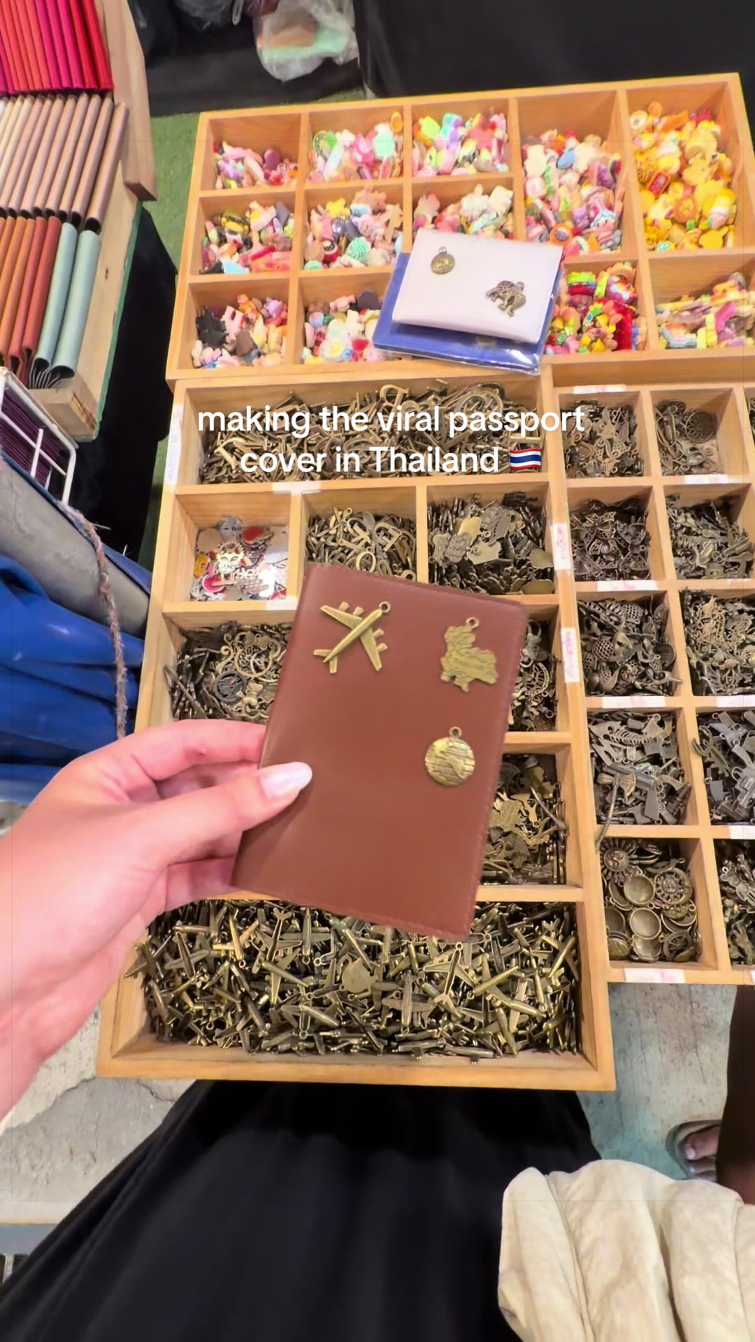 Thailand Night Market Passport Cover Customization