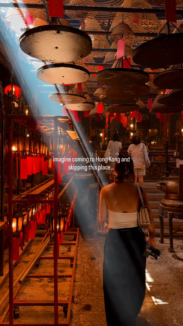 Hong Kong's Man Mo Temple Interior