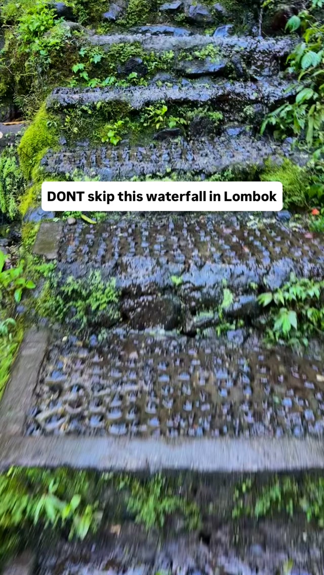 Lombok's Benang Stokel Waterfall Paradise