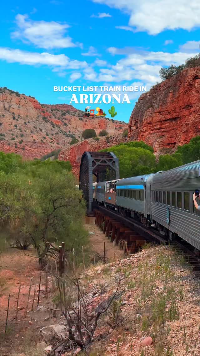 Arizona Red Rock Canyons Verde River Train Journey