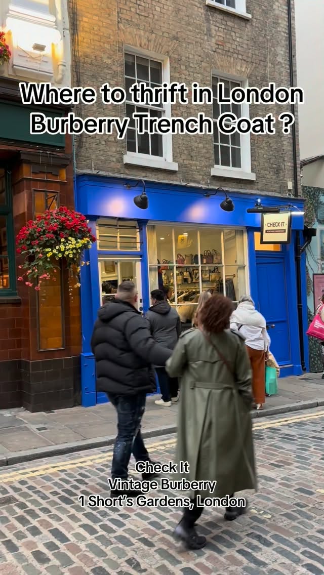 Vintage Burberry Trench Coats in London and Paris