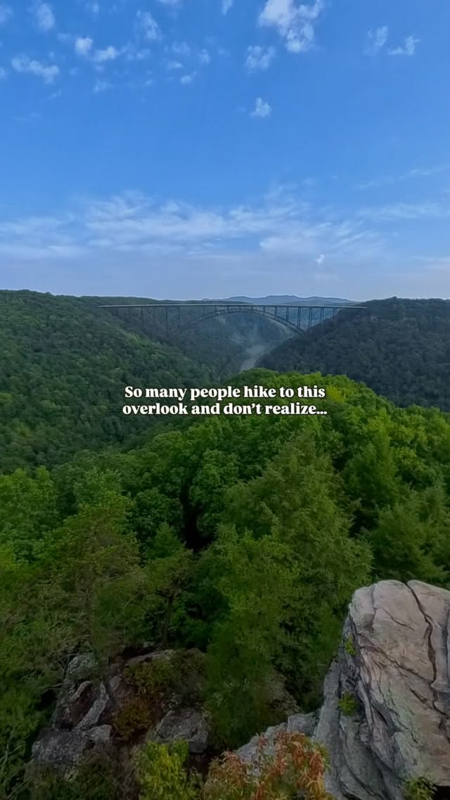 New River Gorge Bridge And Nearby Falls