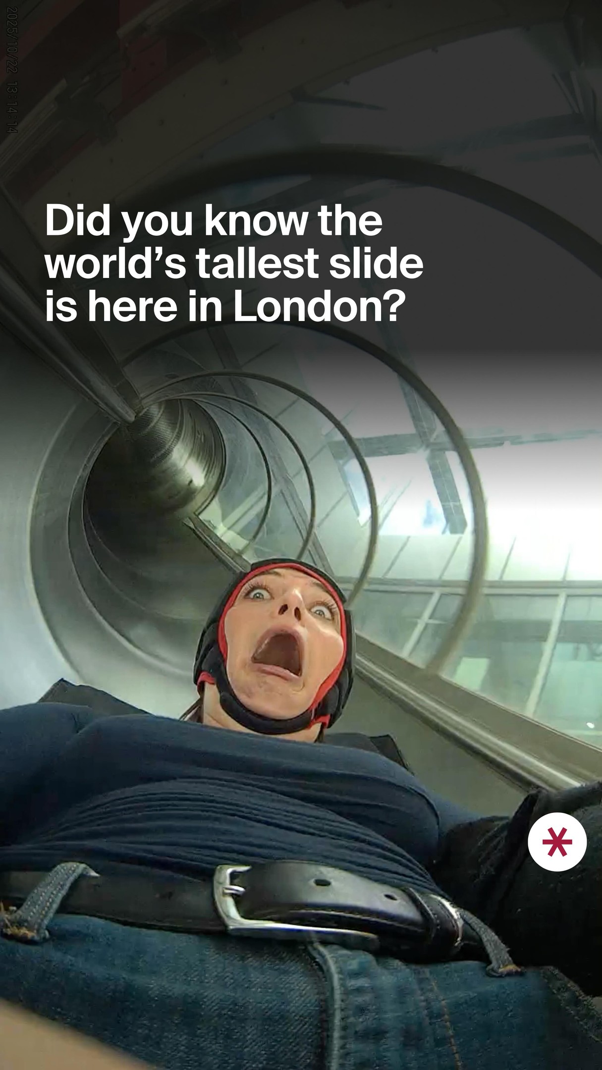 World's Tallest Tunnel Slide in London