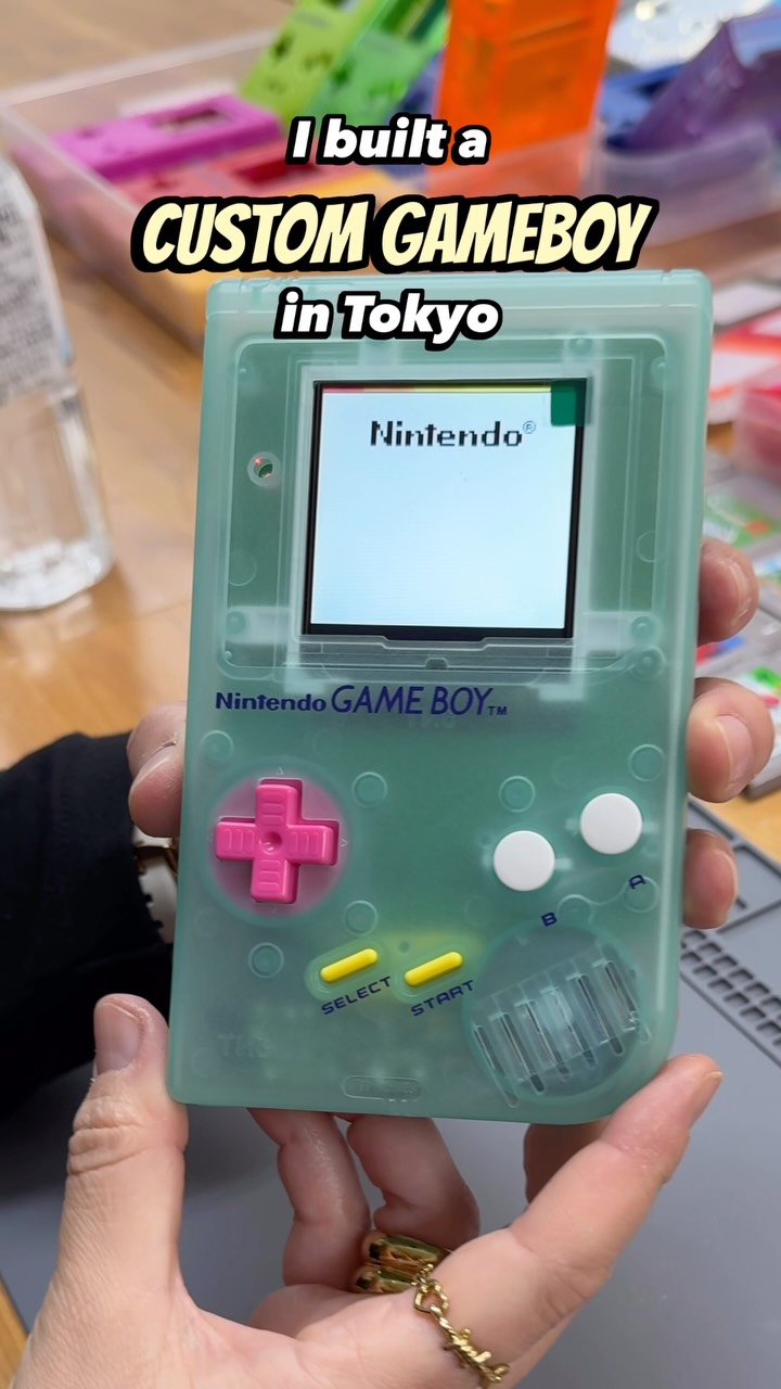 Custom Game Boy Building Workshop In Tokyo