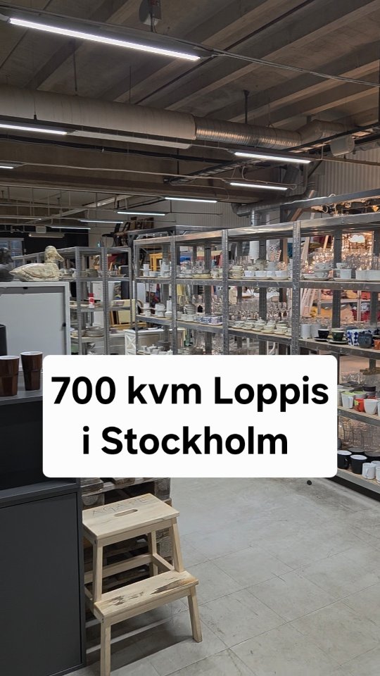 Stockholm's Agape Second Hand Offers Spacious Bargains