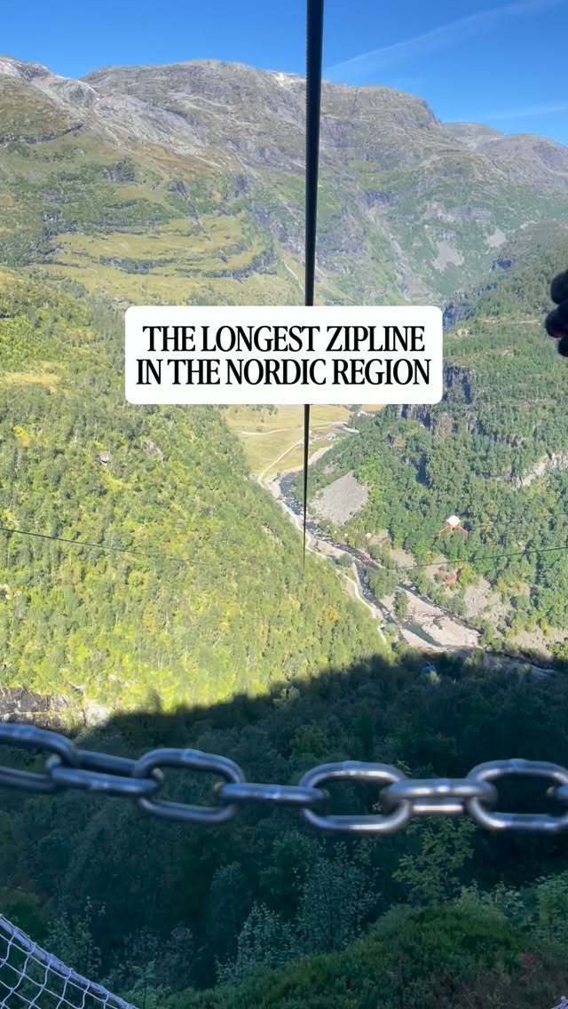 Flåm Zipline Offers Thrilling Nordic Scenery