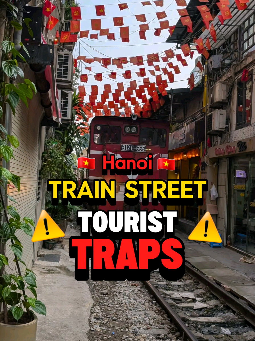 Hanoi Train Street Cafes With Train Views