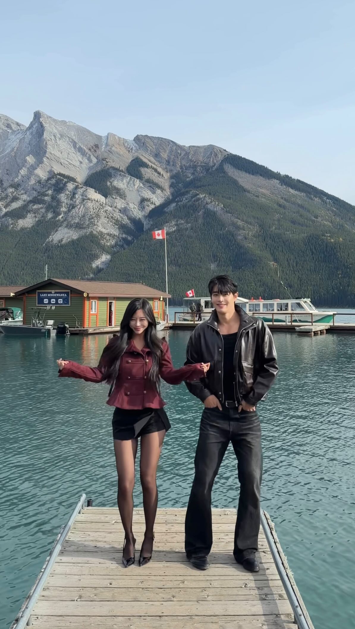 Romantic Autumn Trip Through Canadian Scenery