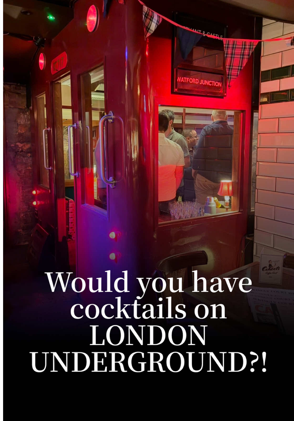 Cahoots: Speakeasy Bar Designed as Underground Station