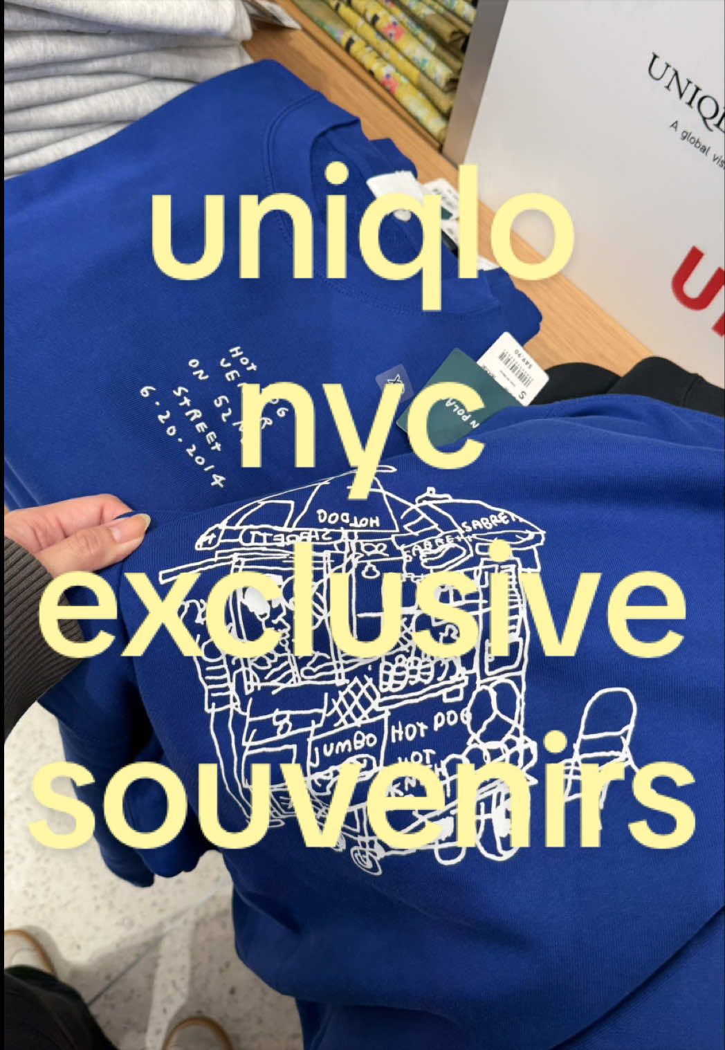 NYC Souvenirs At Uniqlo Bryant Park