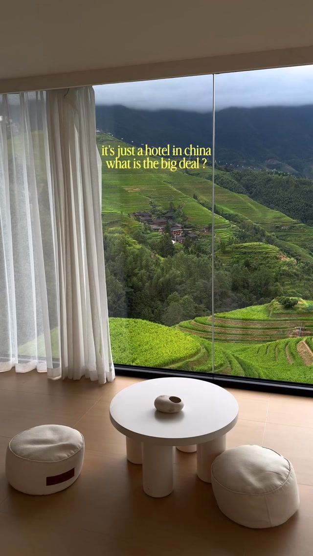 Hotel Room With Views Of Ancient Rice Terraces