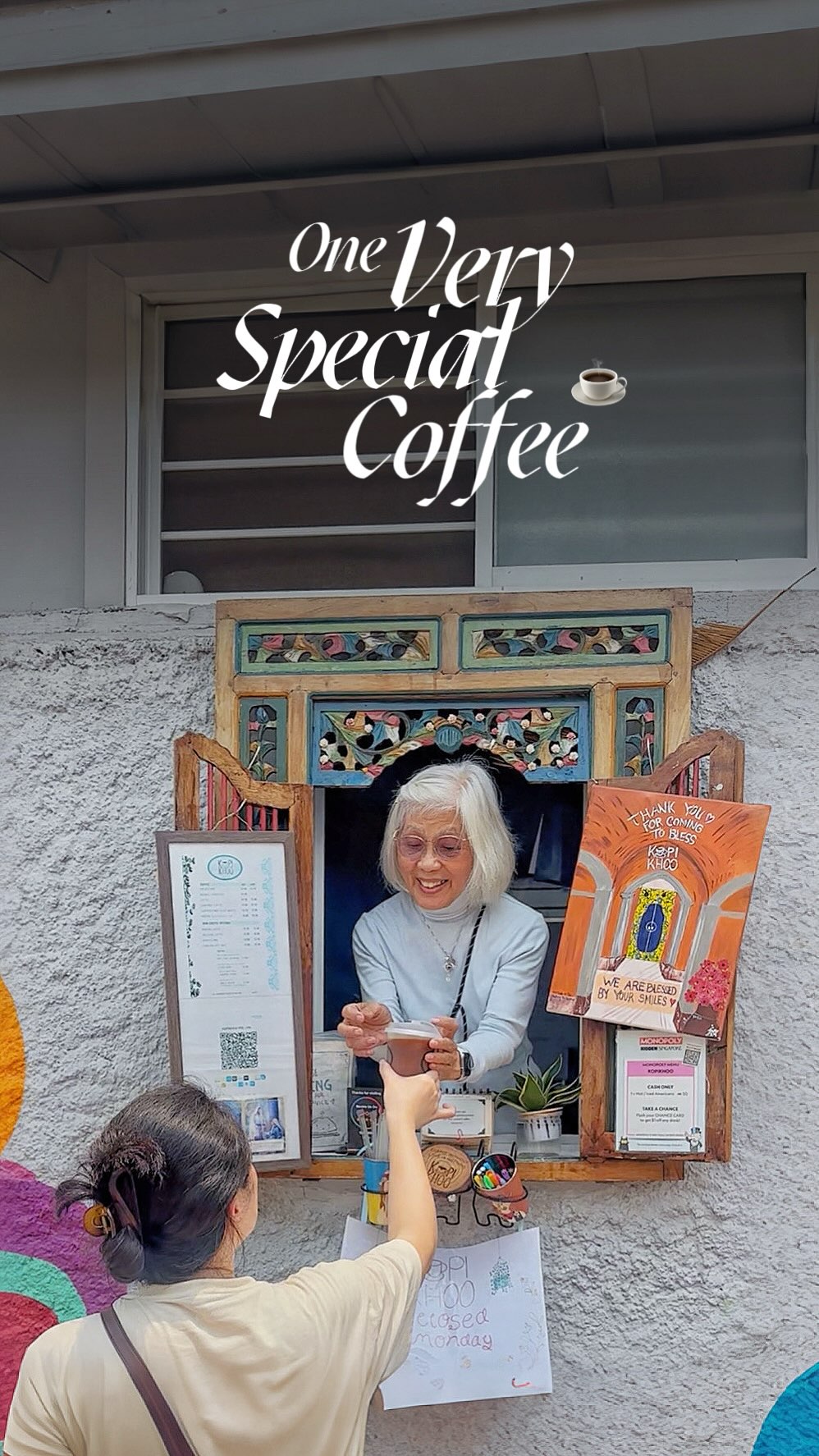 Singapore Coffee Shop Offers Unique Art and Story Experience