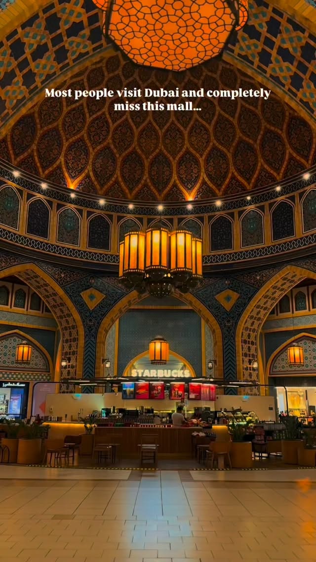 Dubai Malls Feature Themed Courts and Famous Coffee Shops