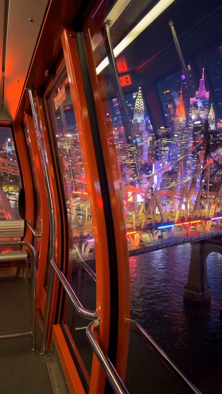 NYC Skyline Views From Tramway And Bridge