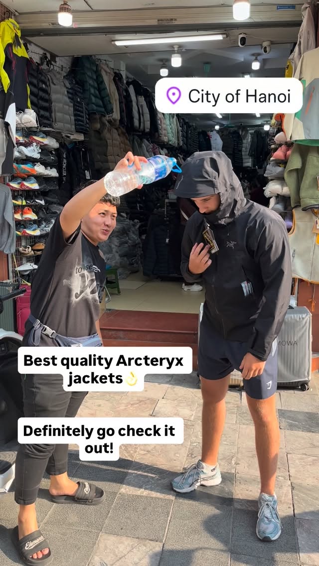 Hanoi Factory Outlet Sells Arc'teryx Jackets