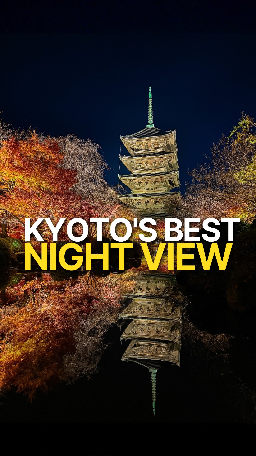 Kyoto Temples Illuminated During Autumn