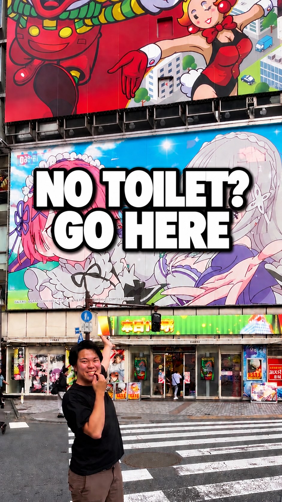 Pachinko Parlors and Department Stores Offer Restrooms
