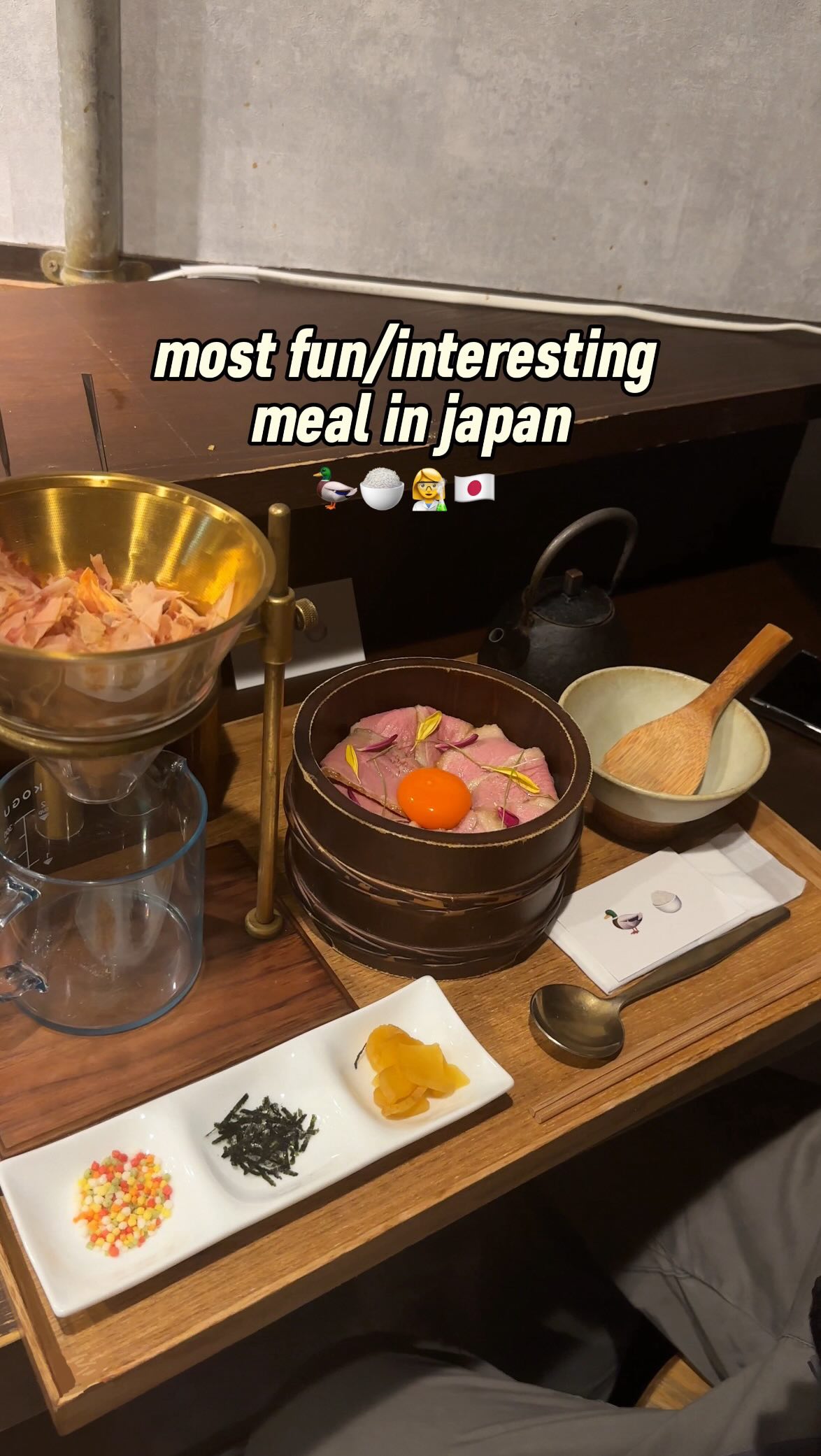 Kyoto Restaurant Offers Customizable Duck Rice Experience