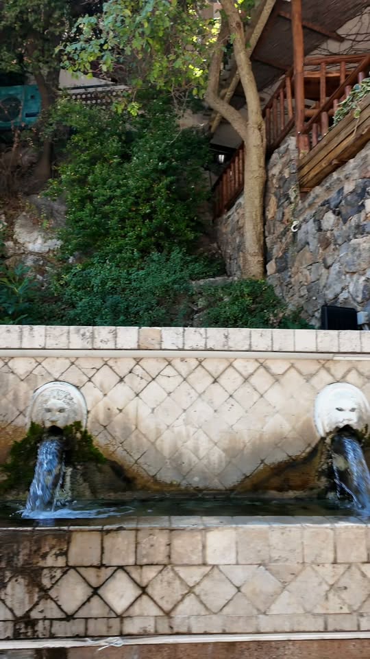 Crete's Spili Fountain With Lion Heads