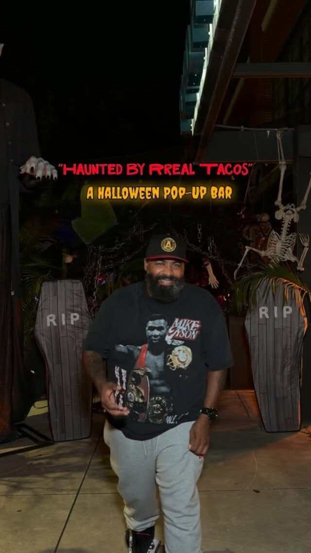 Rreal Tacos Halloween Pop-Up Bar