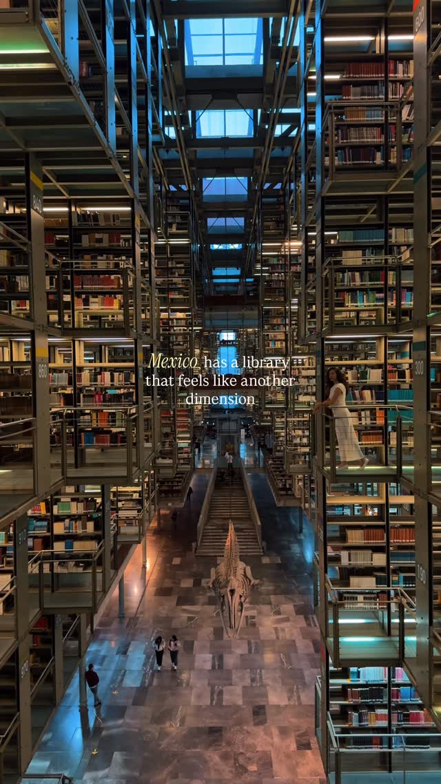 Mexico City's Iconic Biblioteca Vasconcelos Architecture