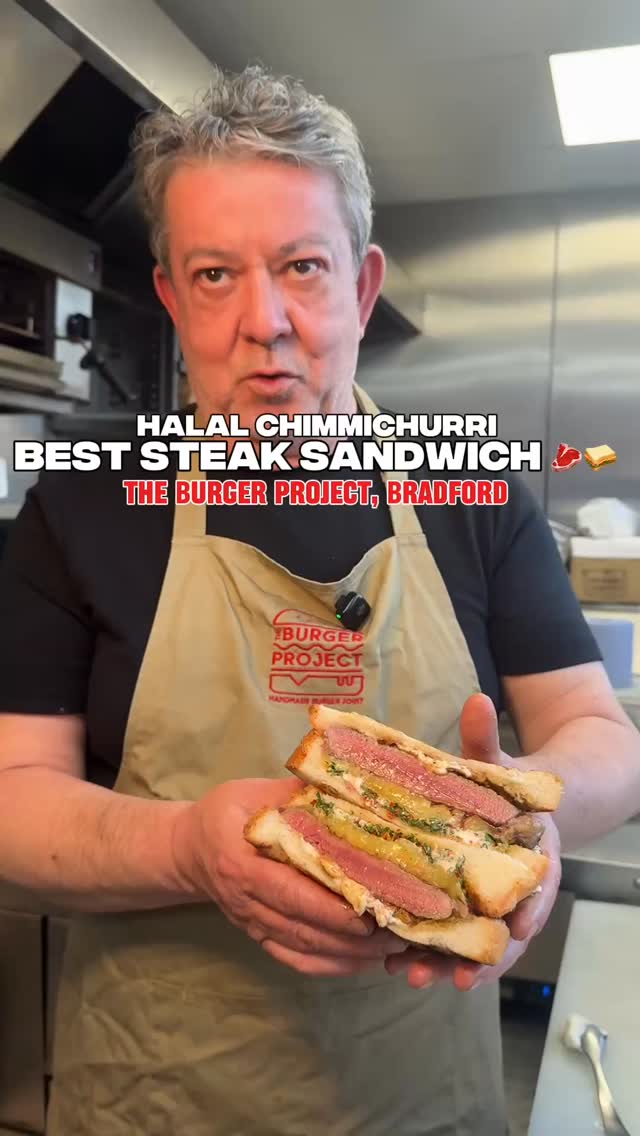 Halal Chimichurri Steak Sandwich Preparation