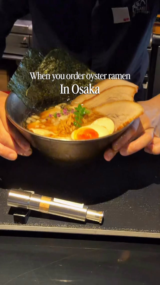 Oyster Ramen at Osaka's Top-Ranked Next Shikaku