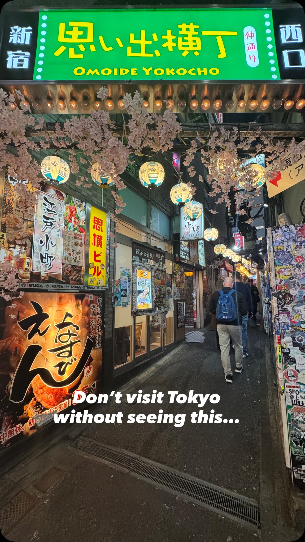 Tokyo's Nostalgic Omoide Yokocho Alley