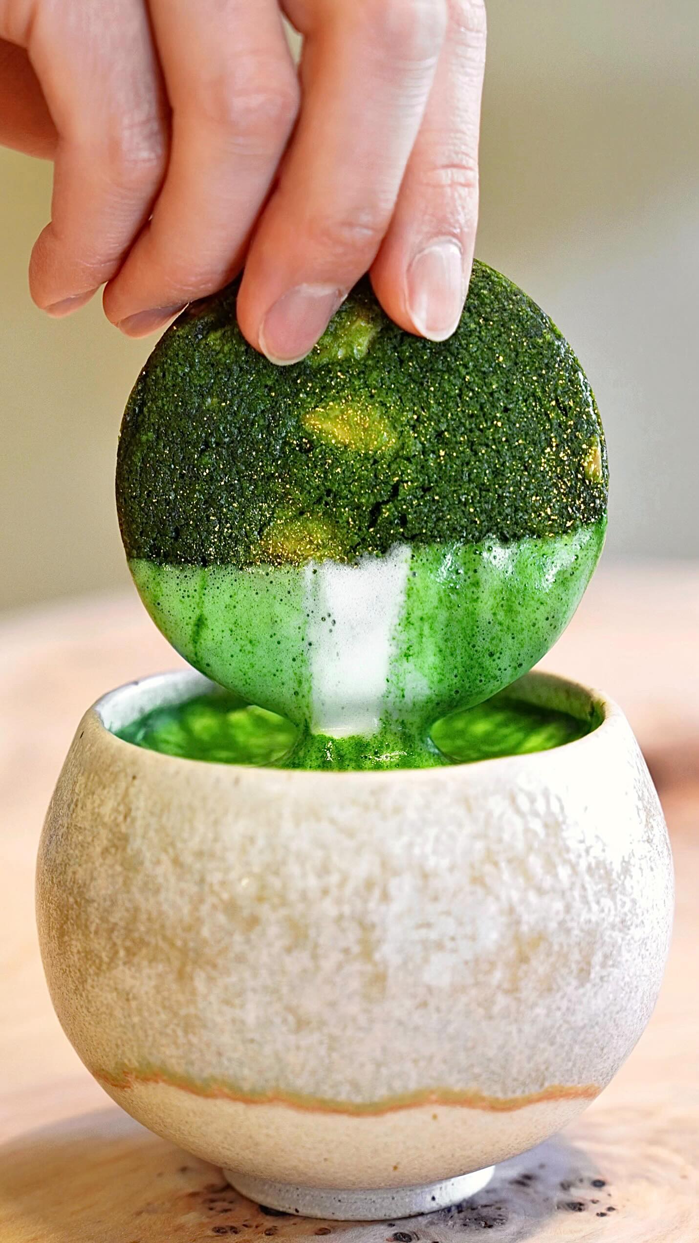 Kyoto Matcha Cafe's Exclusive Golden Matcha Cookie