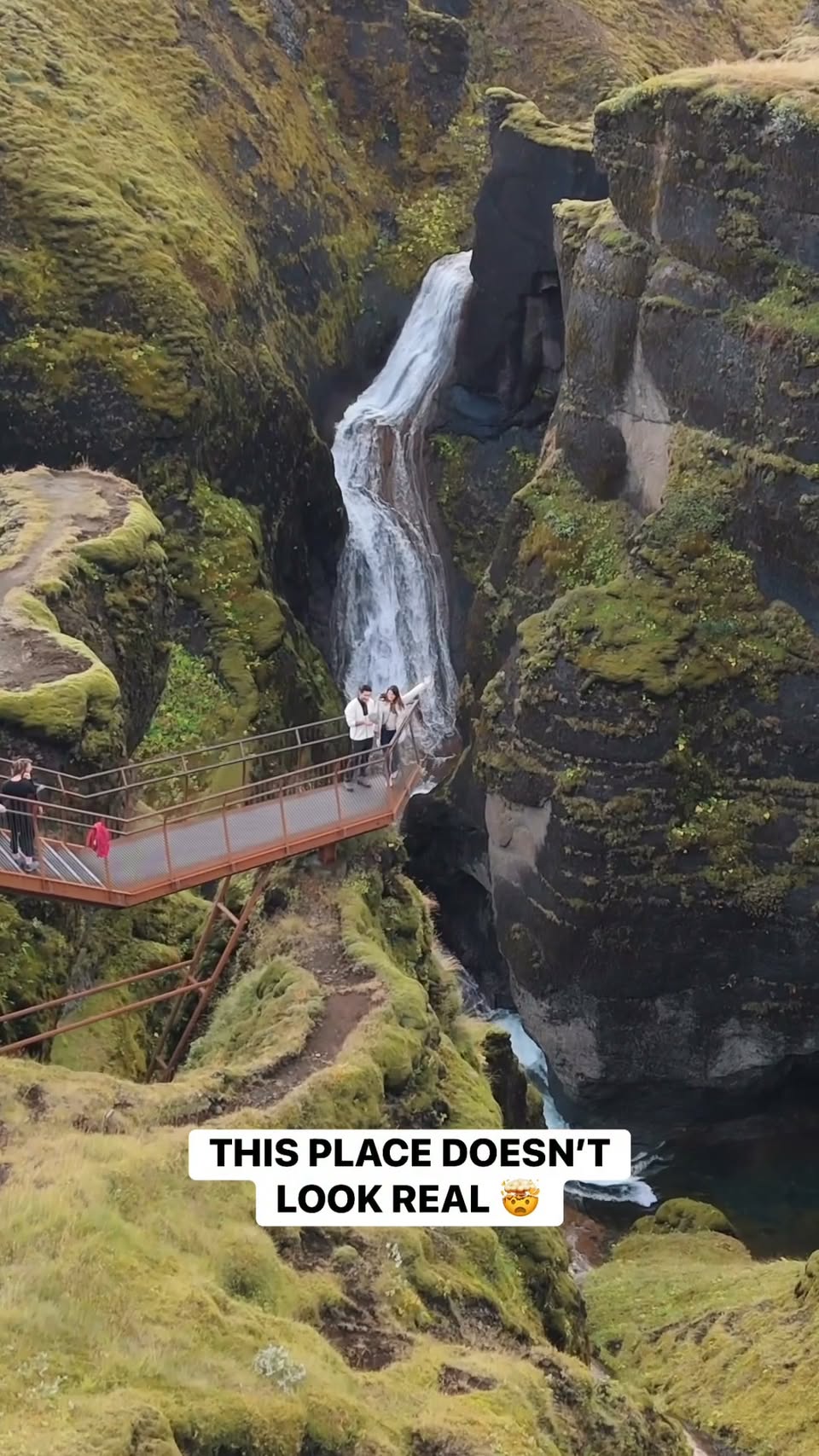 Icelandic Canyon's Surreal Beauty And Visitor Impact