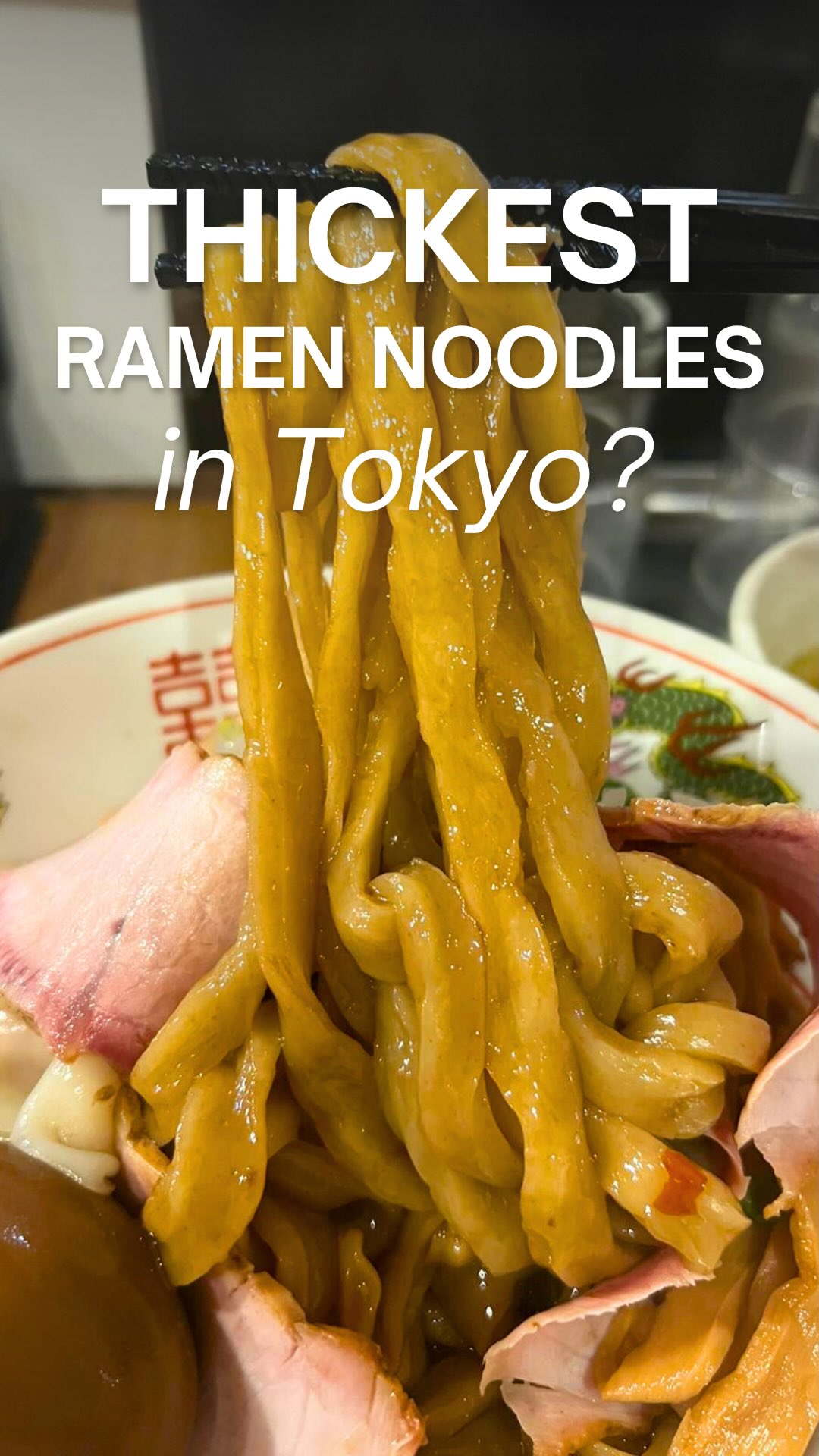 Men Kurai: Tokyo Ramen Shop With Udon-Like Noodles