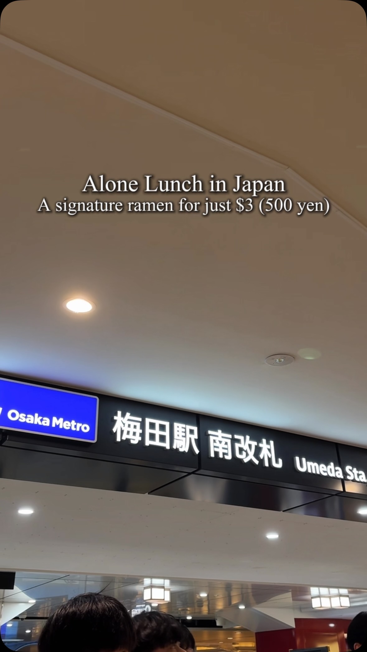 Osaka's Kadoya Ramen Offers Affordable Standing Lunches