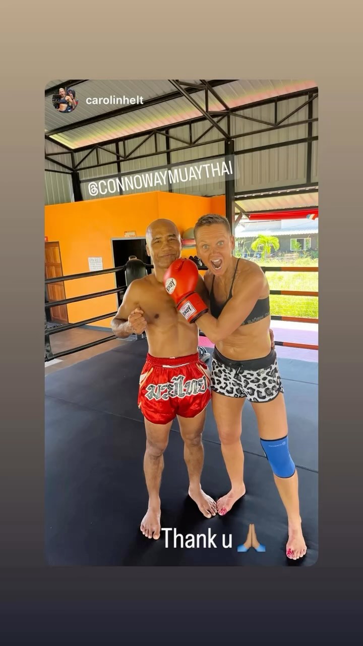 Muay Thai Training At Connoway Gym