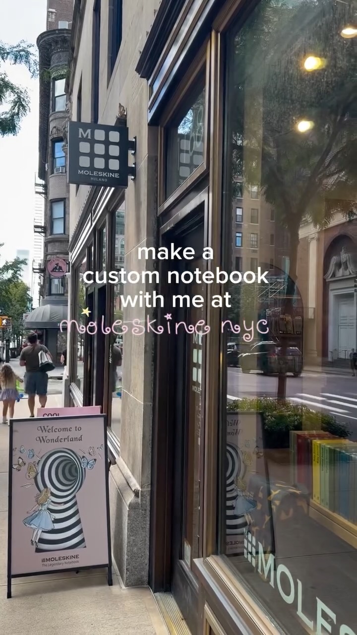 Custom Moleskine Notebook Created At Rockefeller Center