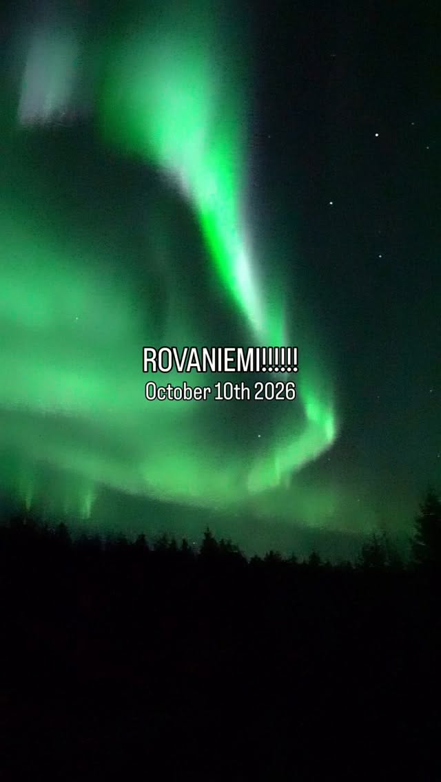 Northern Lights Display in Rovaniemi
