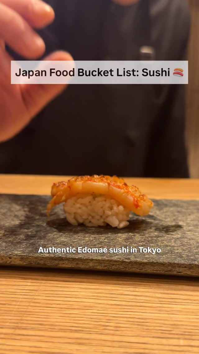Edomae Sushi Omakase in Tokyo