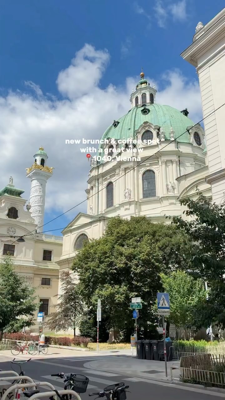 Goldener Papagei: Vienna Cafe With Karlskirche Views