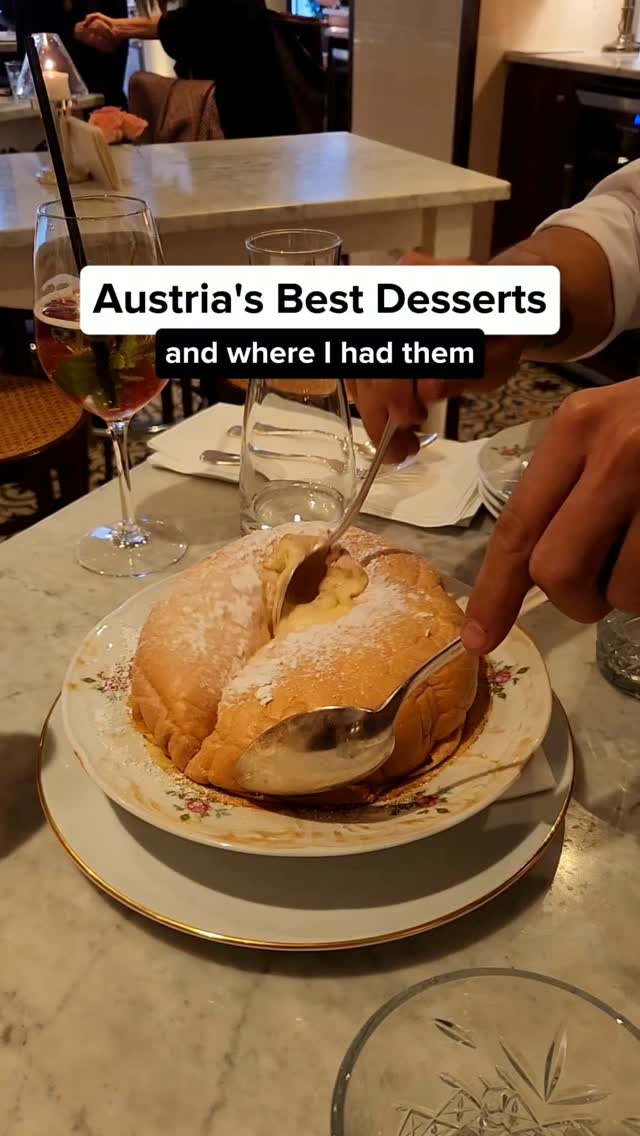 Austrian Cafes Feature Signature Desserts