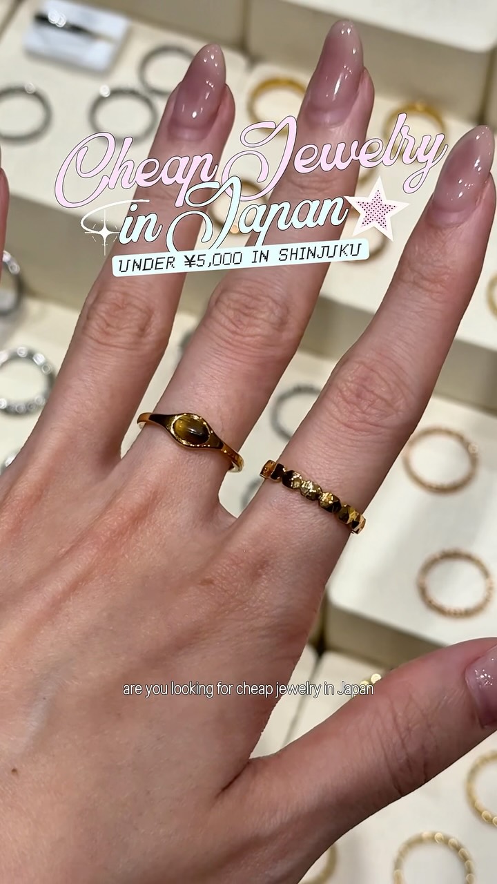 Shinjuku's Affordable Jewelry Shops