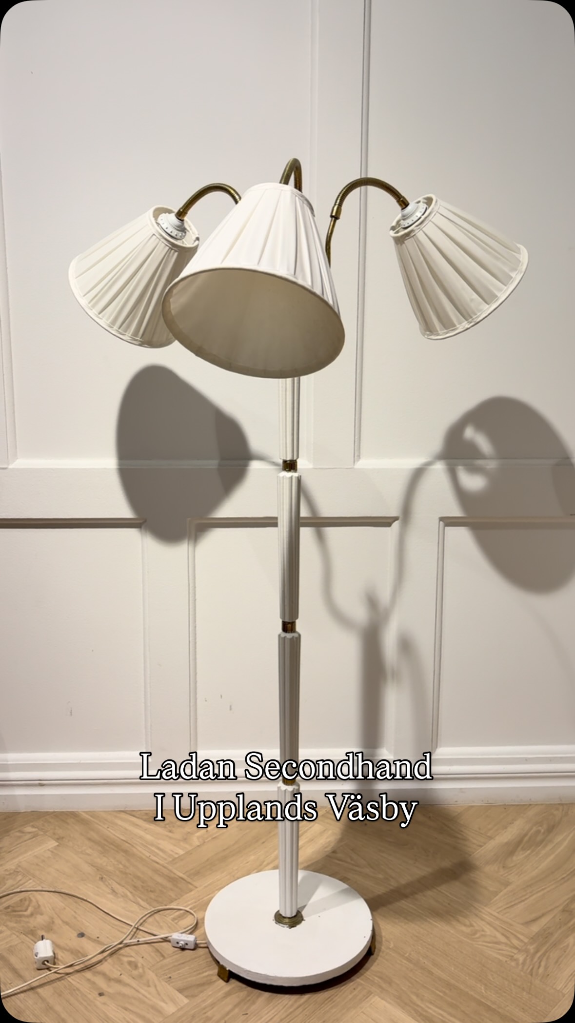 Vintage Floor Lamp at Swedish Secondhand Shop