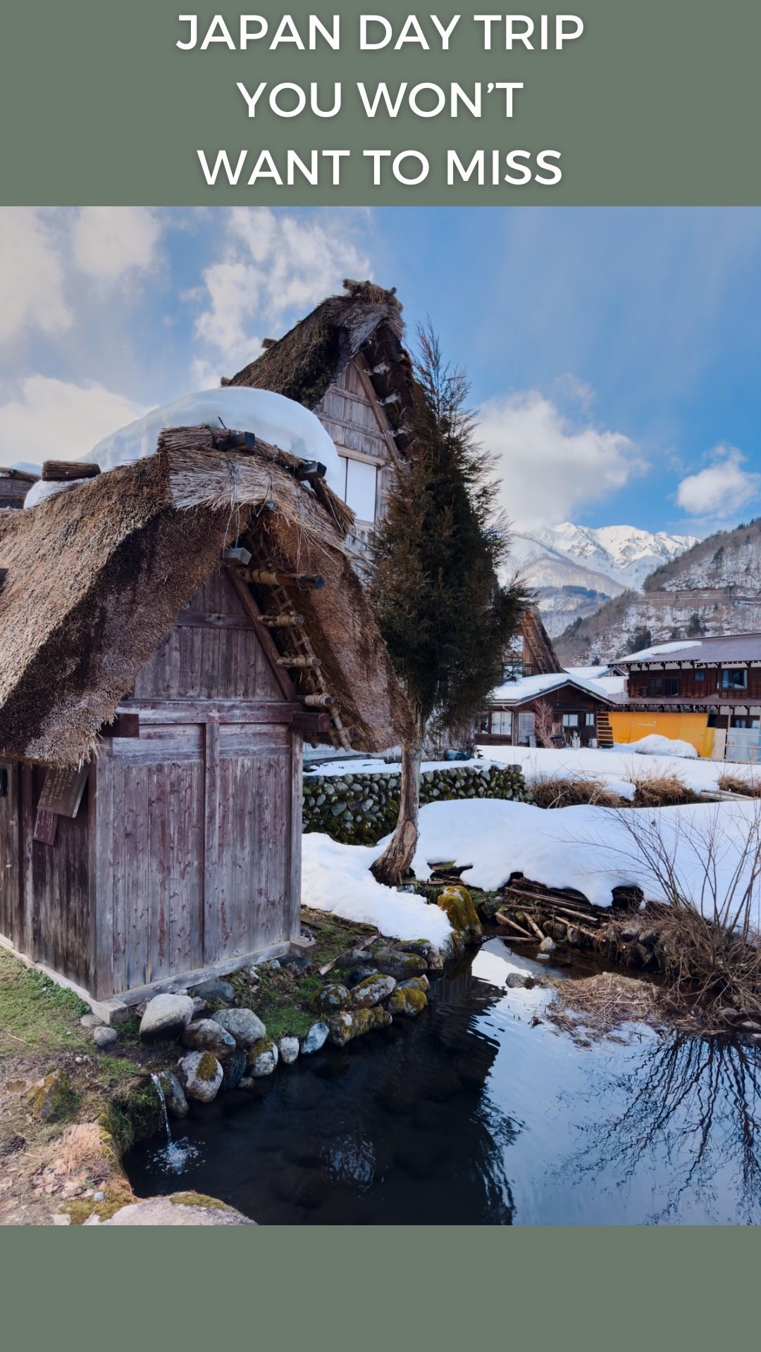 Gassho-Style Villages Near Kanazawa