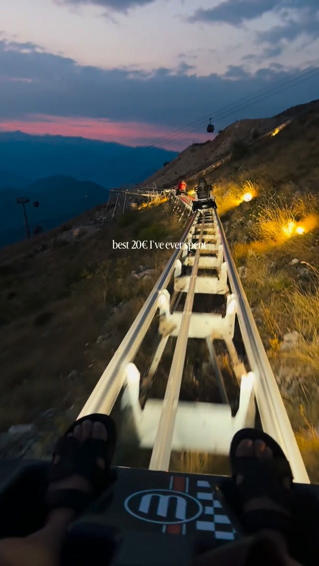 Montenegro's Alpine Coaster Views